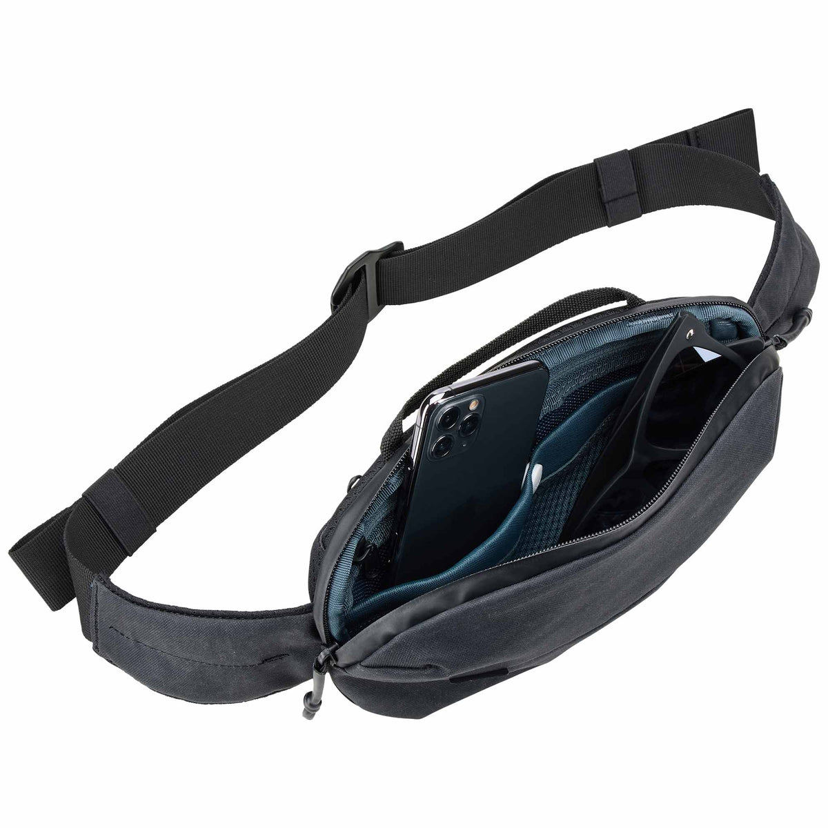 Thule Aion Sling Bag in Recycled Fabric Transfer - Black - Top 3