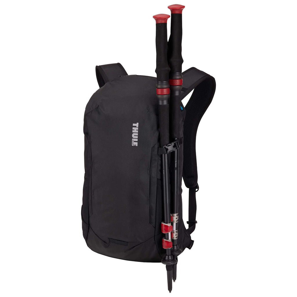 Thule All Trail Recycled Daypack with Rain Cover, 18L Embroidery - Black - Left Angle 2