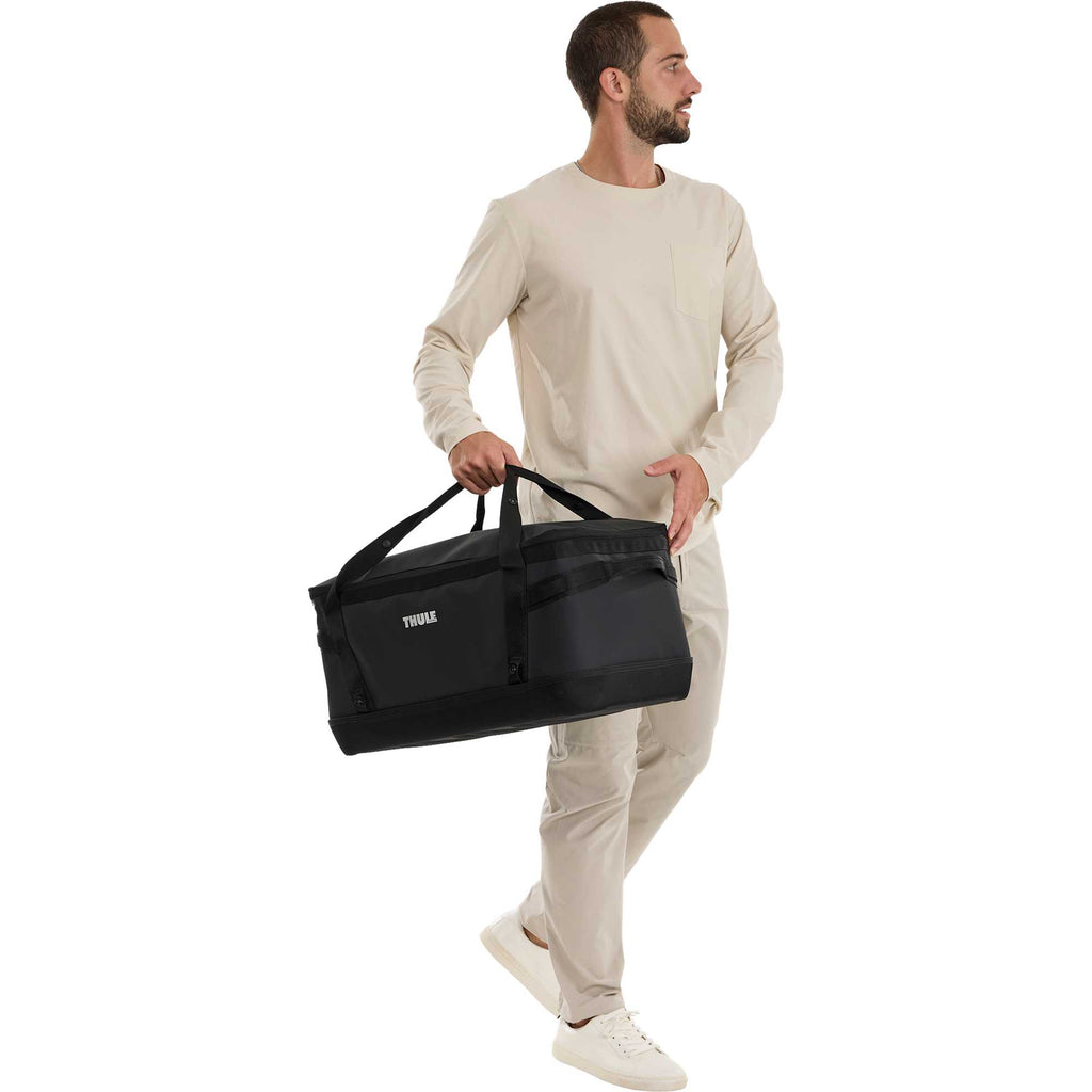 Thule Chasm Gear Hauler, 55L Embroidery - Black - Left Angle 2