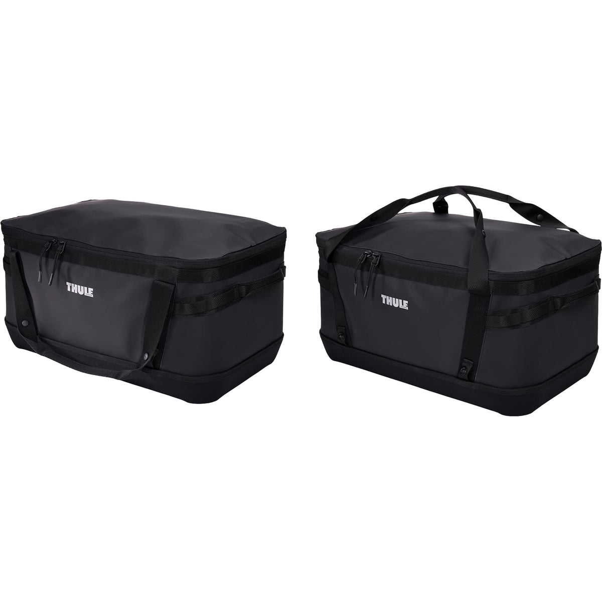 Thule Chasm Gear Hauler, 55L Embroidery - Black - Left Angle 3