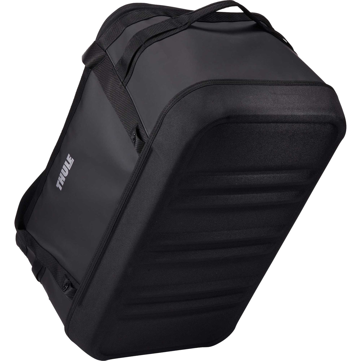 Thule Chasm Gear Hauler, 55L Embroidery - Black - Right Angle Detail