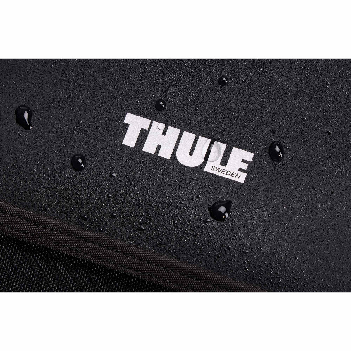 Thule Chasm Gear Tote with Waterproof Base, 30 L Embroidery - Black - Front Detail