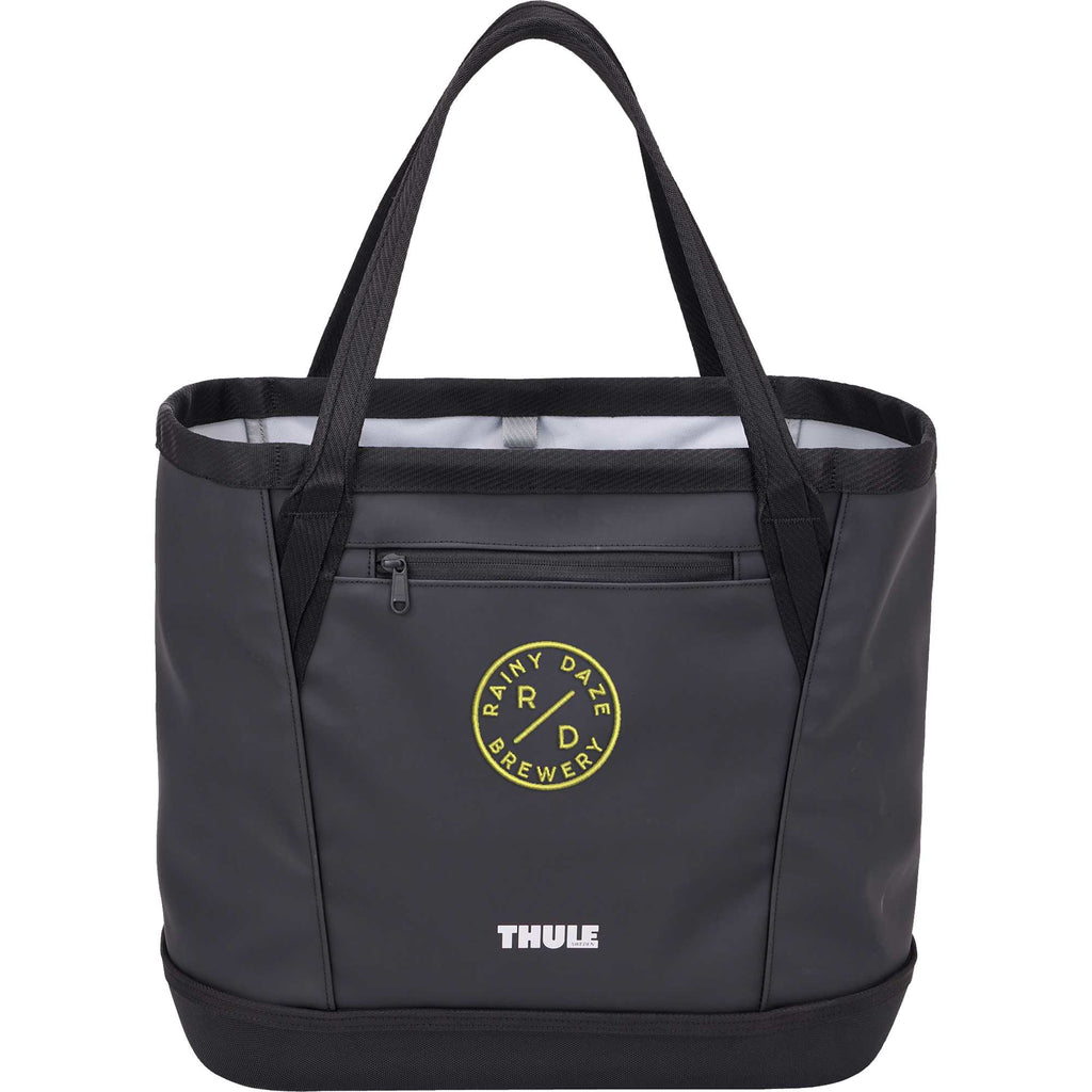 Thule Chasm Gear Tote with Waterproof Base, 30 L Embroidery - Black - Front