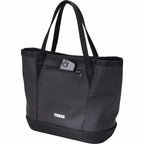 Thule Chasm Gear Tote with Waterproof Base, 30 L Embroidery - Black - Left Angle