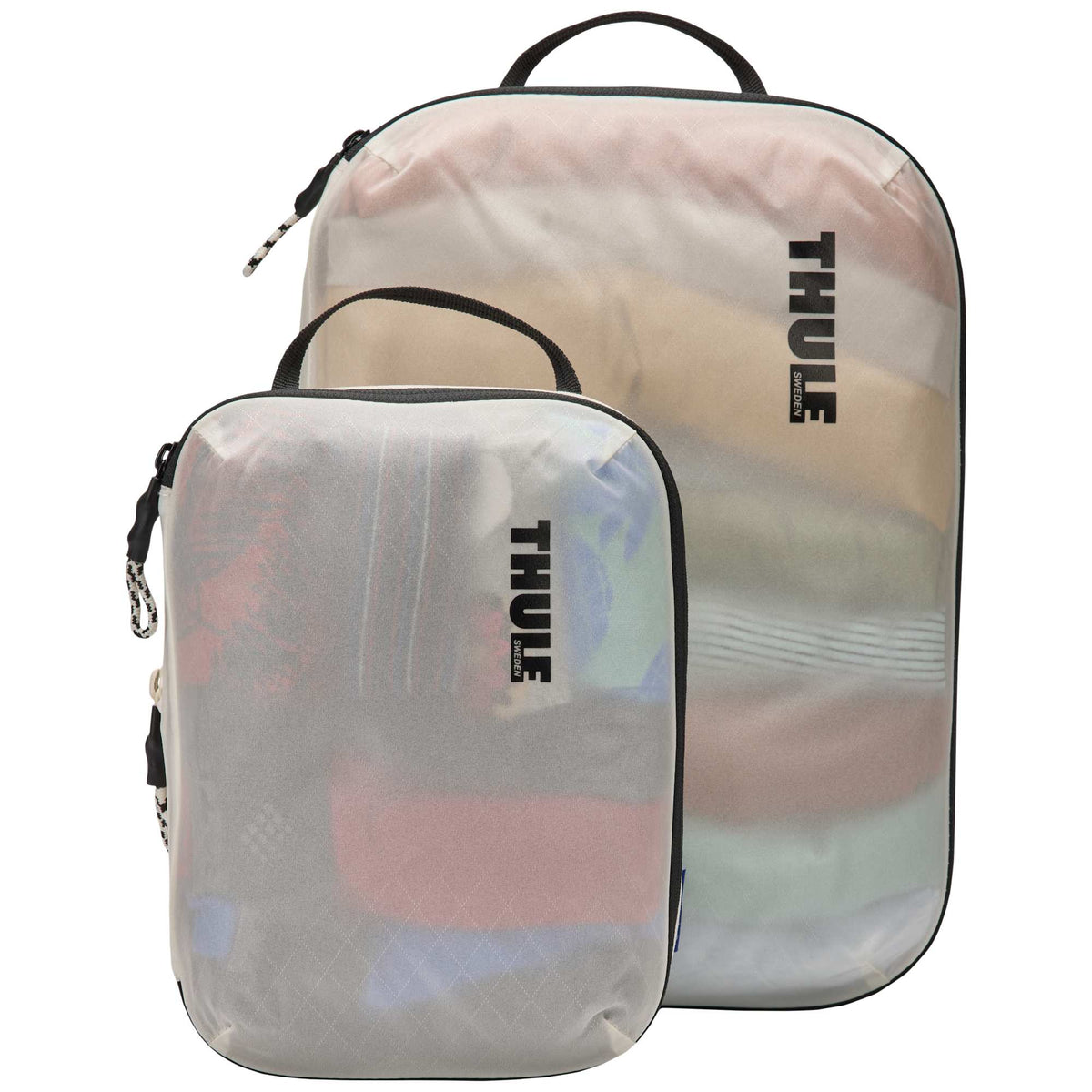 Thule Compression Packing Cube Set, Small and Medium Transfer - White - Front 2