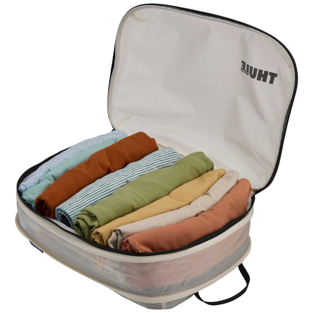 Thule Compression Packing Cube Set, Small and Medium Transfer - White - Left Angle 2