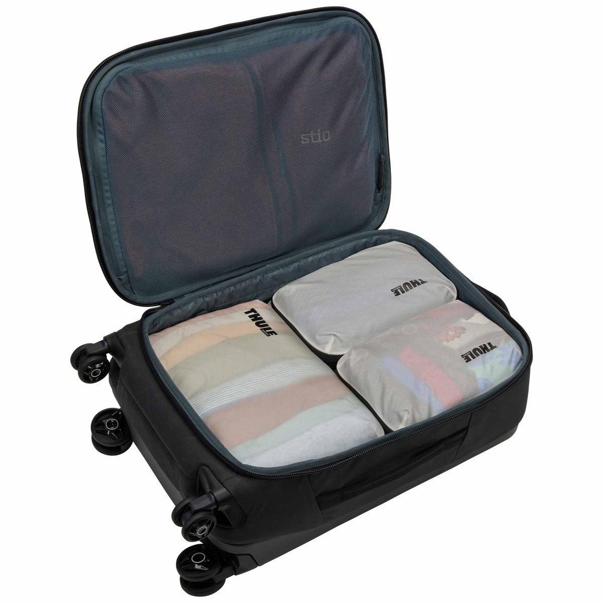Thule Compression Packing Cube Set, Small and Medium Transfer - White - Right Angle 2