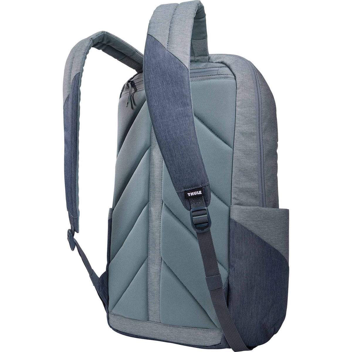 Thule Lithos Laptop Backpack, 20L Transfer - Pond Gray/Dark Slate - Left Angle Back