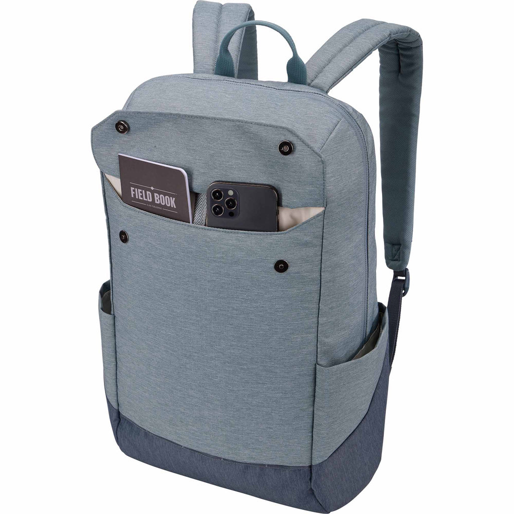 Thule Lithos Laptop Backpack, 20L Transfer - Pond Gray/Dark Slate - Left Angle