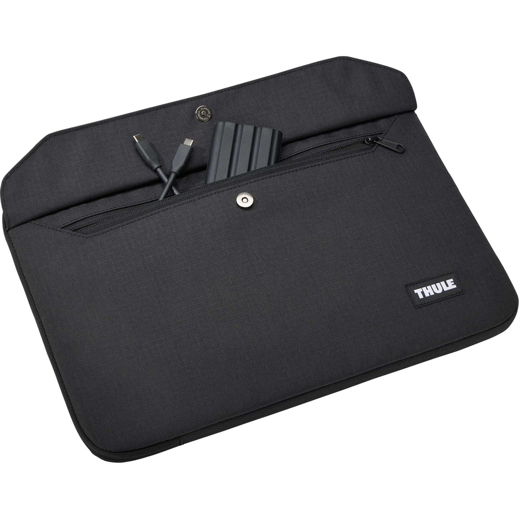 Thule Lithos Laptop Sleeve, 16 Inch Embroidery - Black - Photo 5