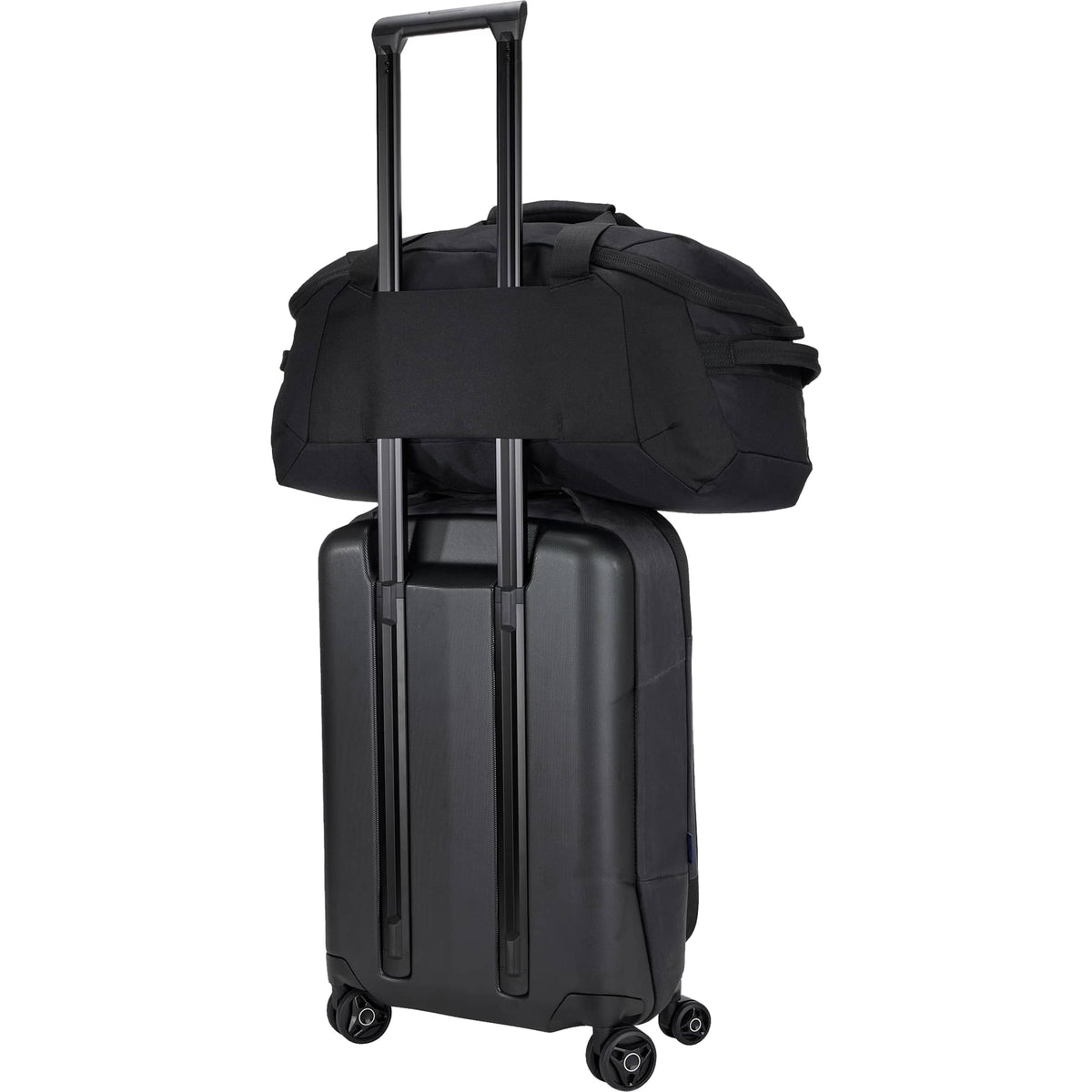 Thule Lumion Duffel Bag in Recycled Polyester, 40L Transfer - Black - Left Angle Back 2