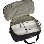 Thule Lumion Duffel Bag in Recycled Polyester, 40L Transfer - Black - Right Angle Open 3