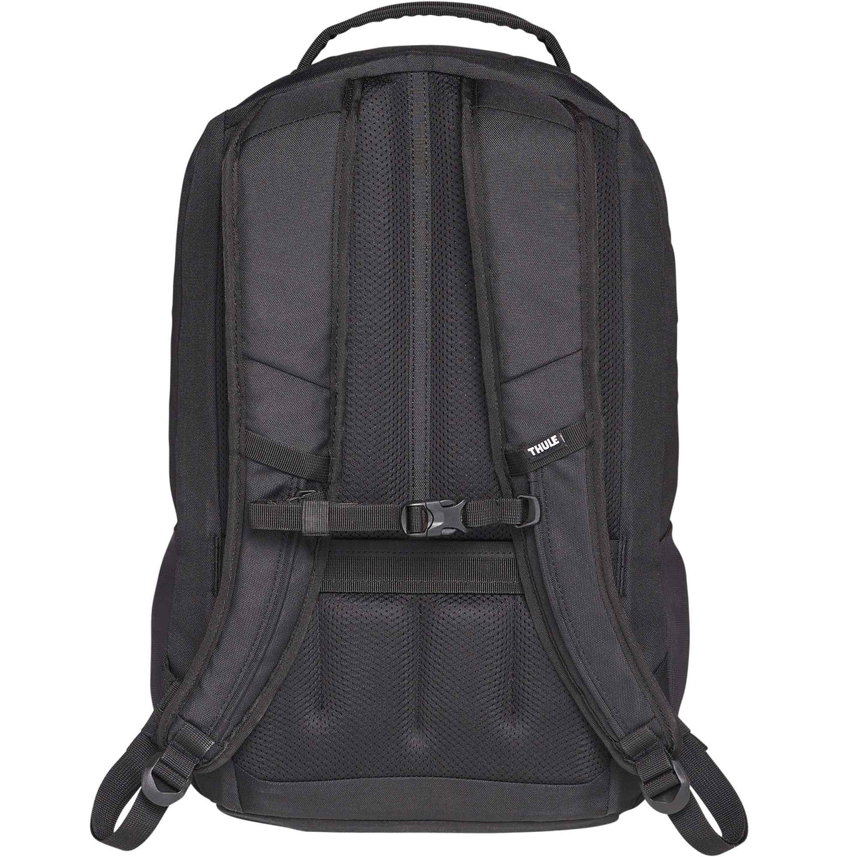 Thule Lumion Recycled Laptop Backpack, 21L Embroidery - Black - Back