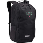 Thule Lumion Recycled Laptop Backpack, 28L Embroidery - Black - Right Angle