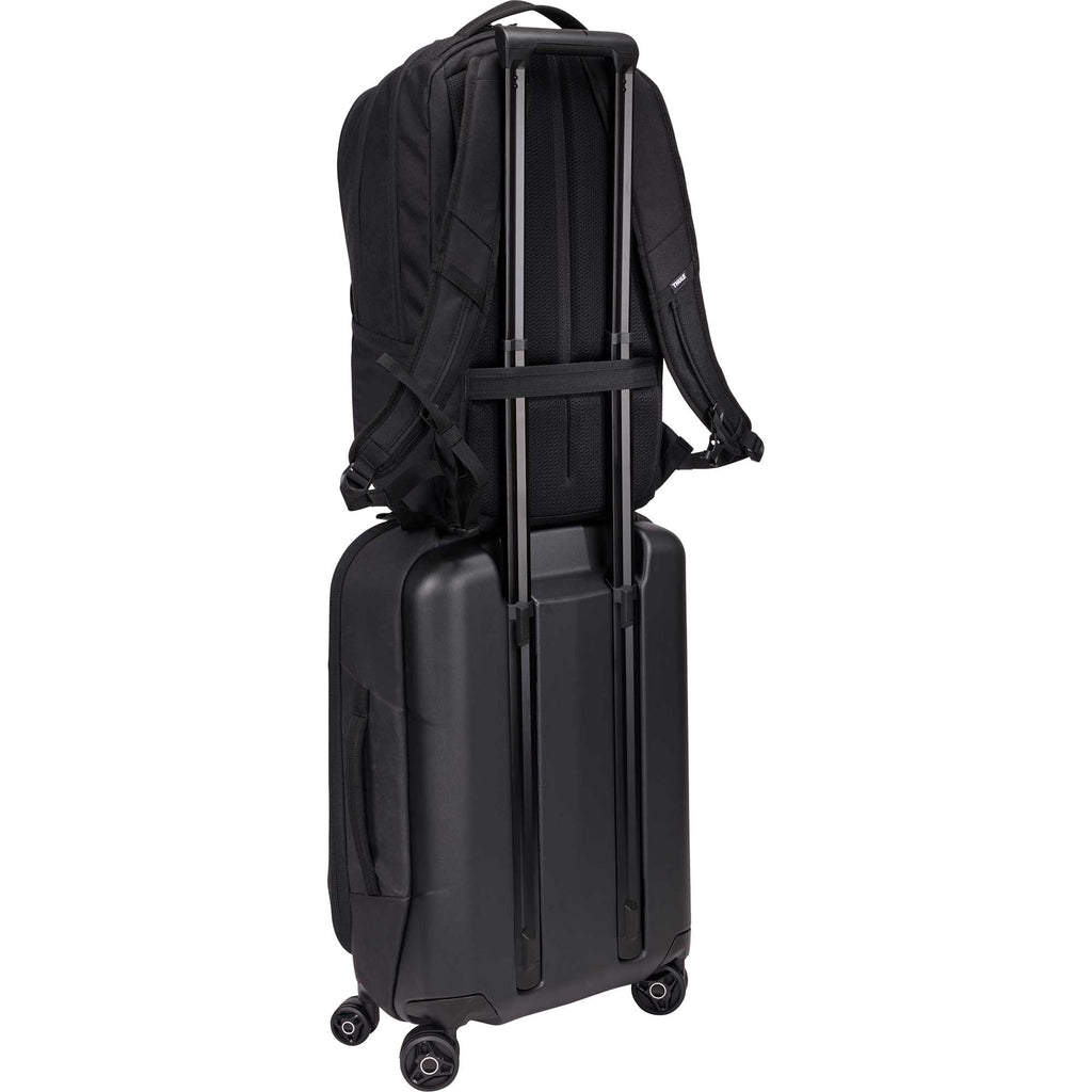 Thule Lumion Recycled Laptop Backpack, 28L Transfer - Black - Left Angle Back