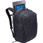 Thule Stravan Recycled Expandable Backpack, 17 Inch Transfer - Gray - Right Angle Propped