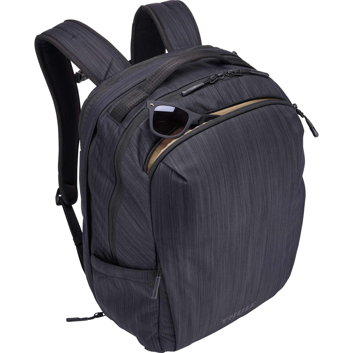 Thule Stravan Recycled Expandable Backpack, 17 Inch Transfer - Gray - Right Angle