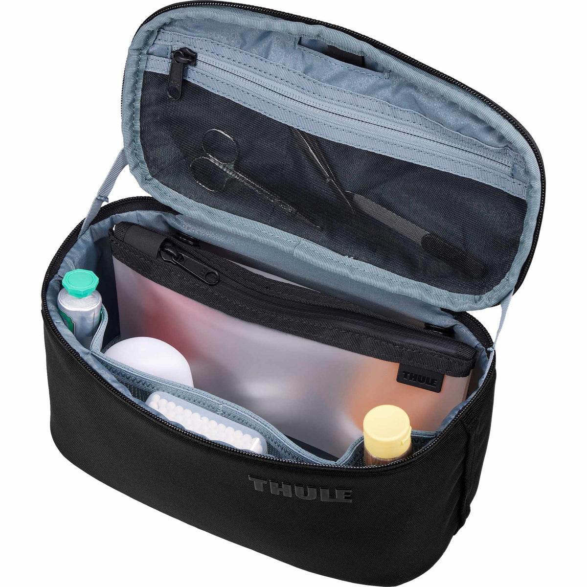 Thule Subterra Toiletry Bag with TSA Liquids Pouch Transfer - Black - Left Angle 3