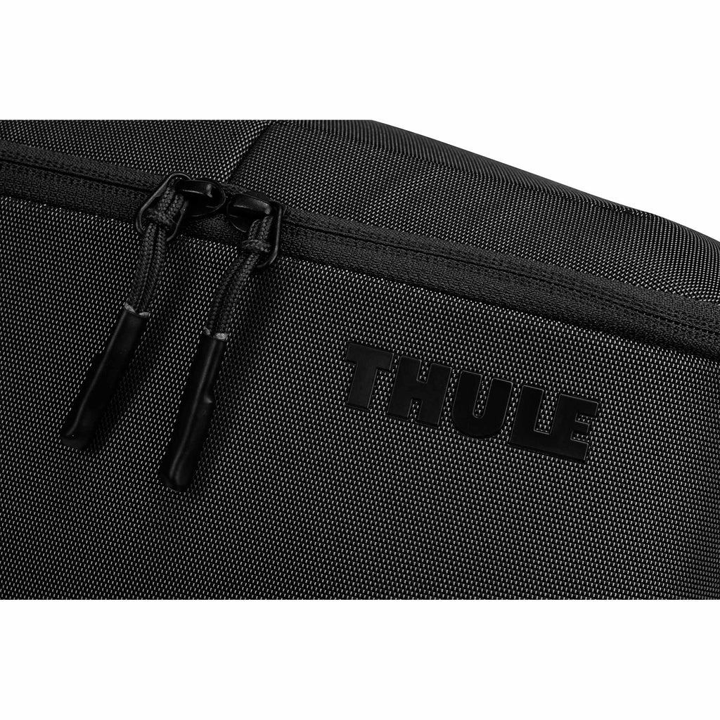 Thule Subterra Toiletry Bag with TSA Liquids Pouch Transfer - Black - Left Angle Detail