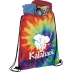 Tie Dye Pattern Drawstring Bag Full Color - Multi-Colored - Photo 2