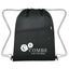 Tilt Cooler Sports Pack with a Drawstring - Black - Silk Screen