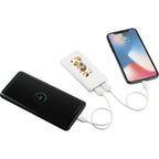 Tilt Dual Output Power Bank, 5,000 mAh - White - Dual Charging