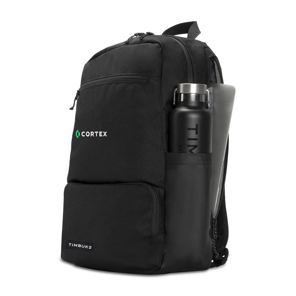 Timbuk2 City Compass Recycled Core Laptop Pack Embroidery - Jet Black - View 2