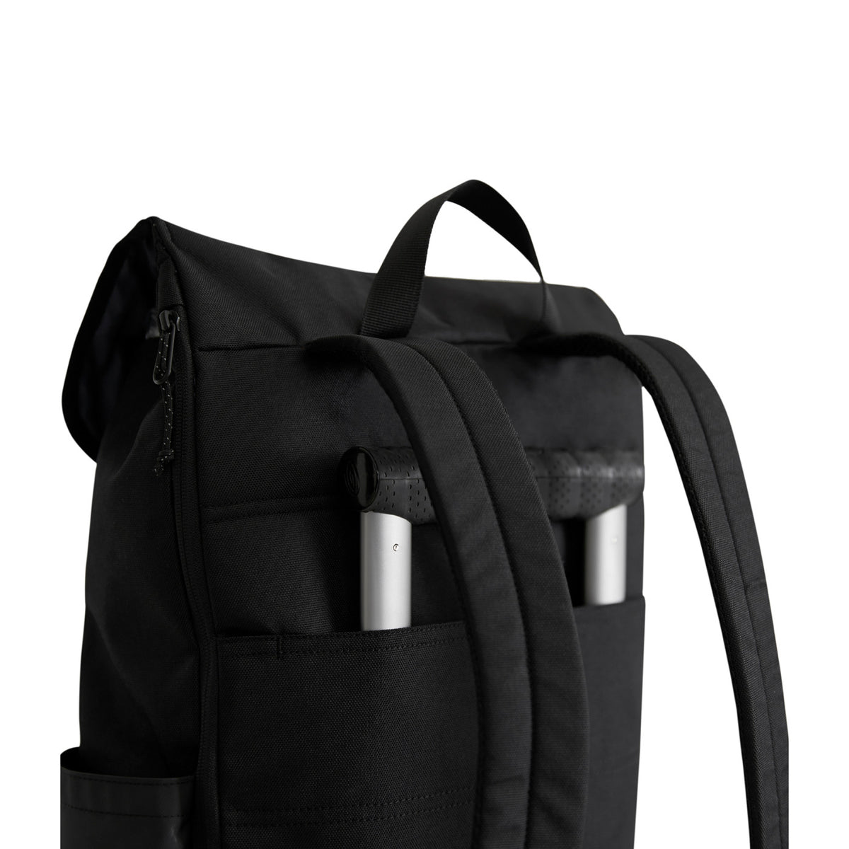 Timbuk2 City Compass Recycled Flap Backpack Embroidery - Jet Black - View 3