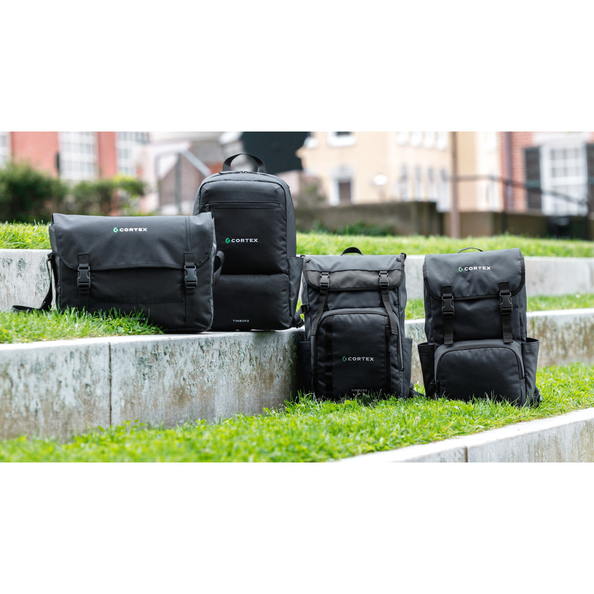 Timbuk2 City Compass Recycled Flap Backpack Embroidery - Jet Black - View 6