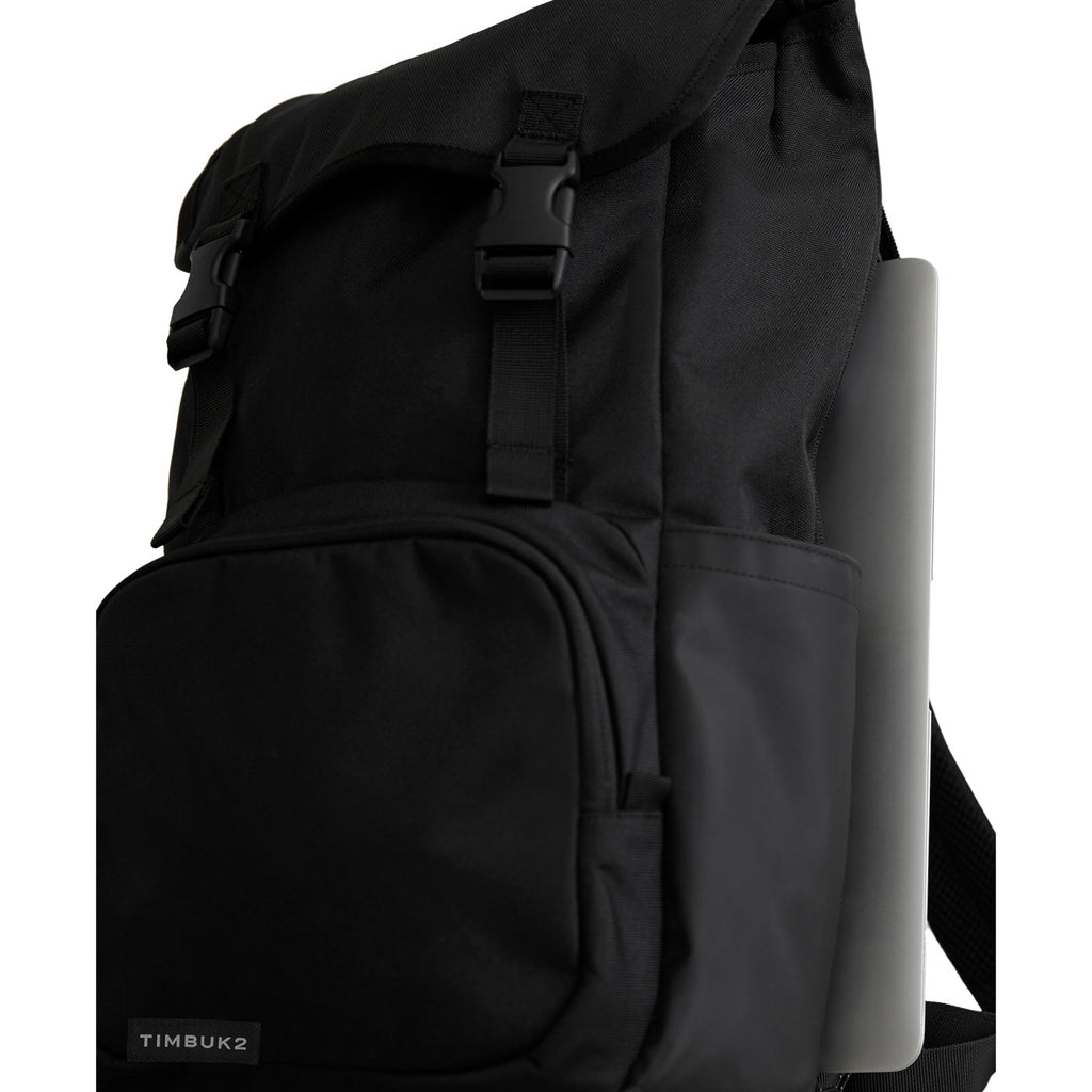 Timbuk2 City Compass Recycled Flap Backpack Transfer - Jet Black - View 4