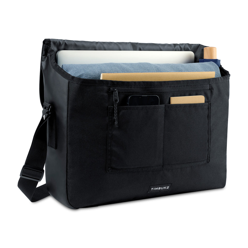 Timbuk2 City Compass Recycled Messenger Bag Embroidery - Jet Black - View 3
