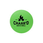 Tin Bottle Opener with Magnet - Lime Green - Pad Print