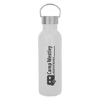 Tipton Recycled Stainless Steel Bottle, 28 oz - White - Silk Screen