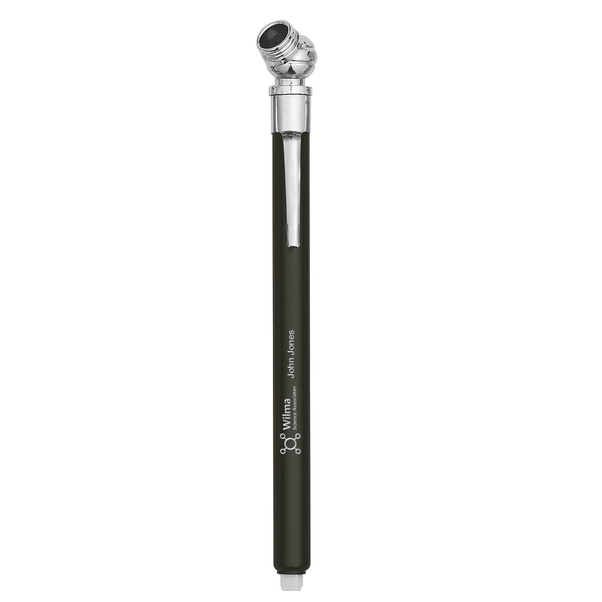 Tire Gauge on a Clip - Black - Laser Engraving