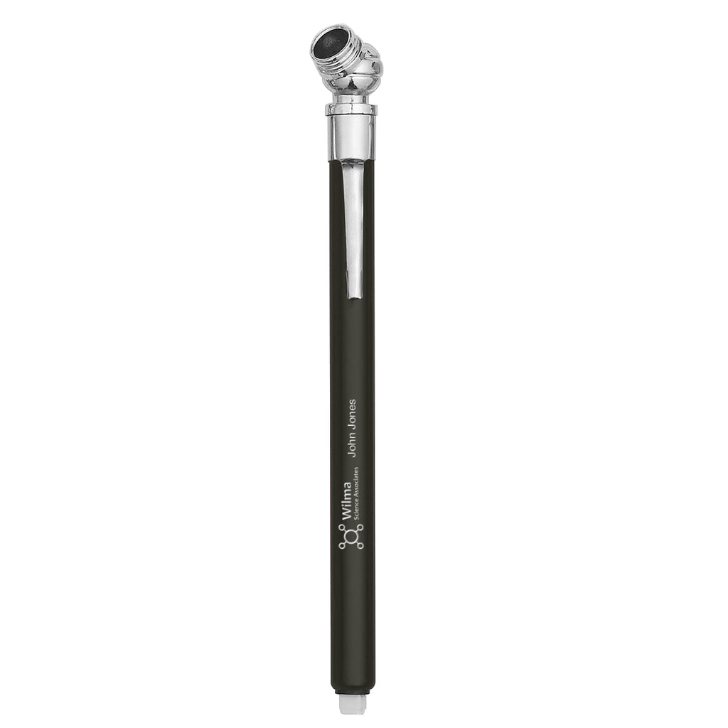 Tire Gauge on a Clip - Black - Laser Engraving