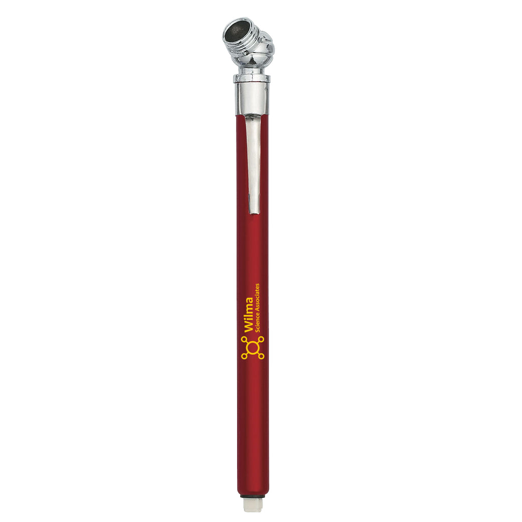 Tire Gauge on a Clip - Red - Pad Print