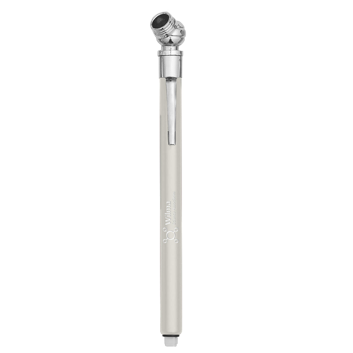 Tire Gauge on a Clip - Silver - Laser Engraving