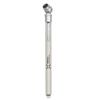 Tire Gauge on a Clip - Silver - Laser Engraving with Optional Black Oxidation