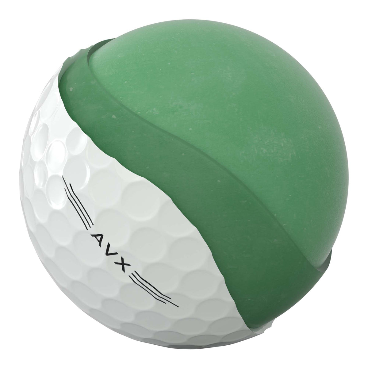 Titleist AVX Soft Feel Golf Balls, 12 Pack - White - Right Angle 3