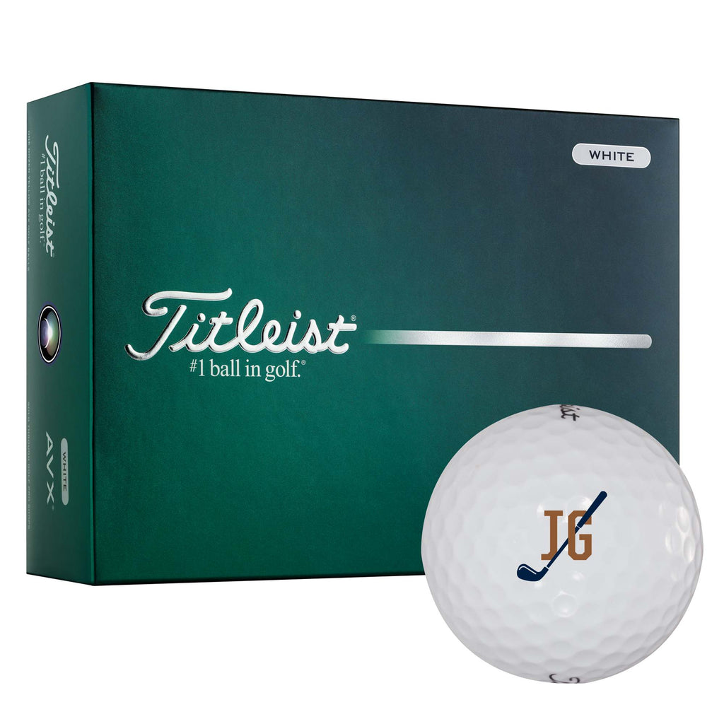 Titleist AVX Soft Feel Golf Balls, 12 Pack - White - Right Angle Packaging