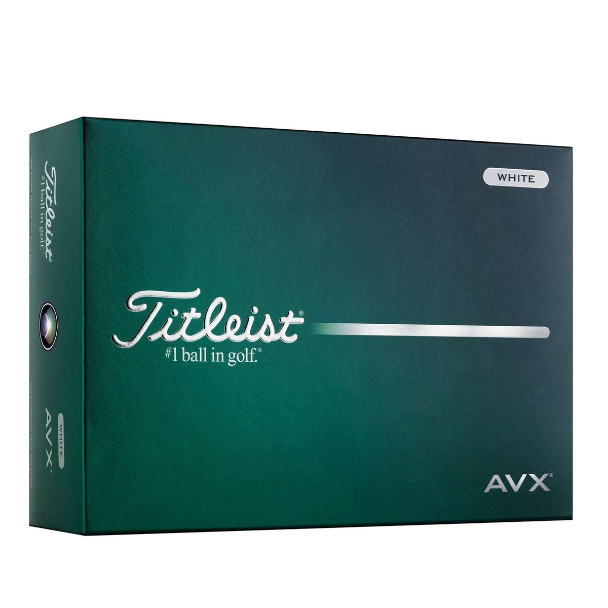 Titleist AVX Soft Feel Golf Balls, 12 Pack - White - Right Angle