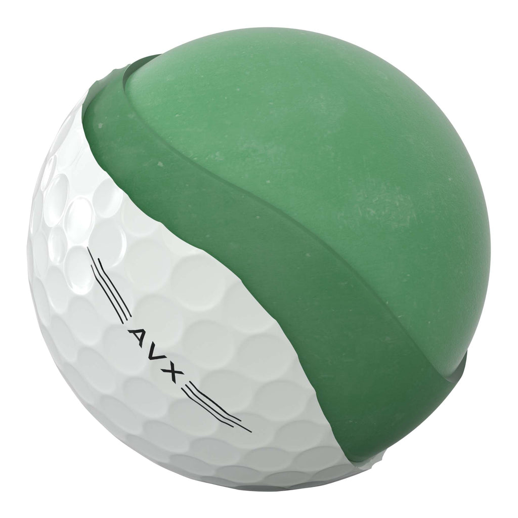 Titleist AVX Soft Feel Golf Balls, 3 Pack - White - Right Angle 3
