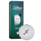 Titleist AVX Soft Feel Golf Balls, 3 Pack - White - Right Angle Packaging