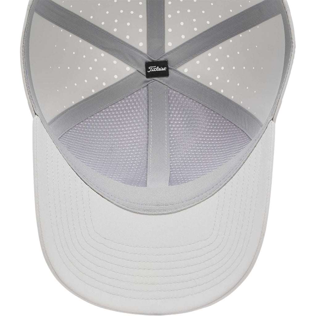 Titleist Charleston Breezer Golf Hat Embroidery - Silver/Charcoal - Front