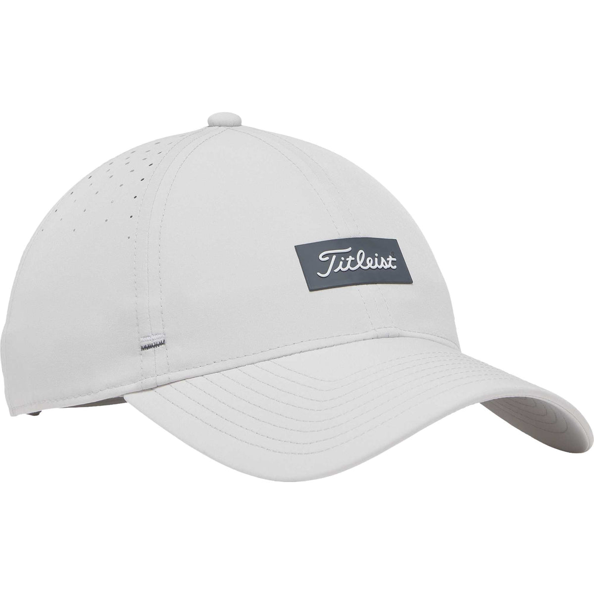 Titleist Charleston Breezer Golf Hat Embroidery - Silver/Charcoal - Left Angle