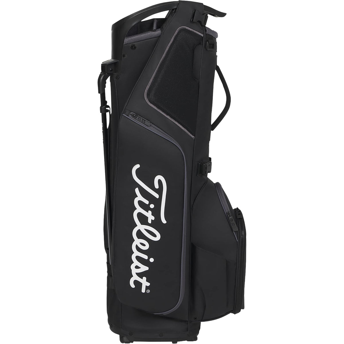 Titleist Hybrid 14 Golf Stand Bag for Cart or Carry Embroidery - Black/Graphite - Left Side