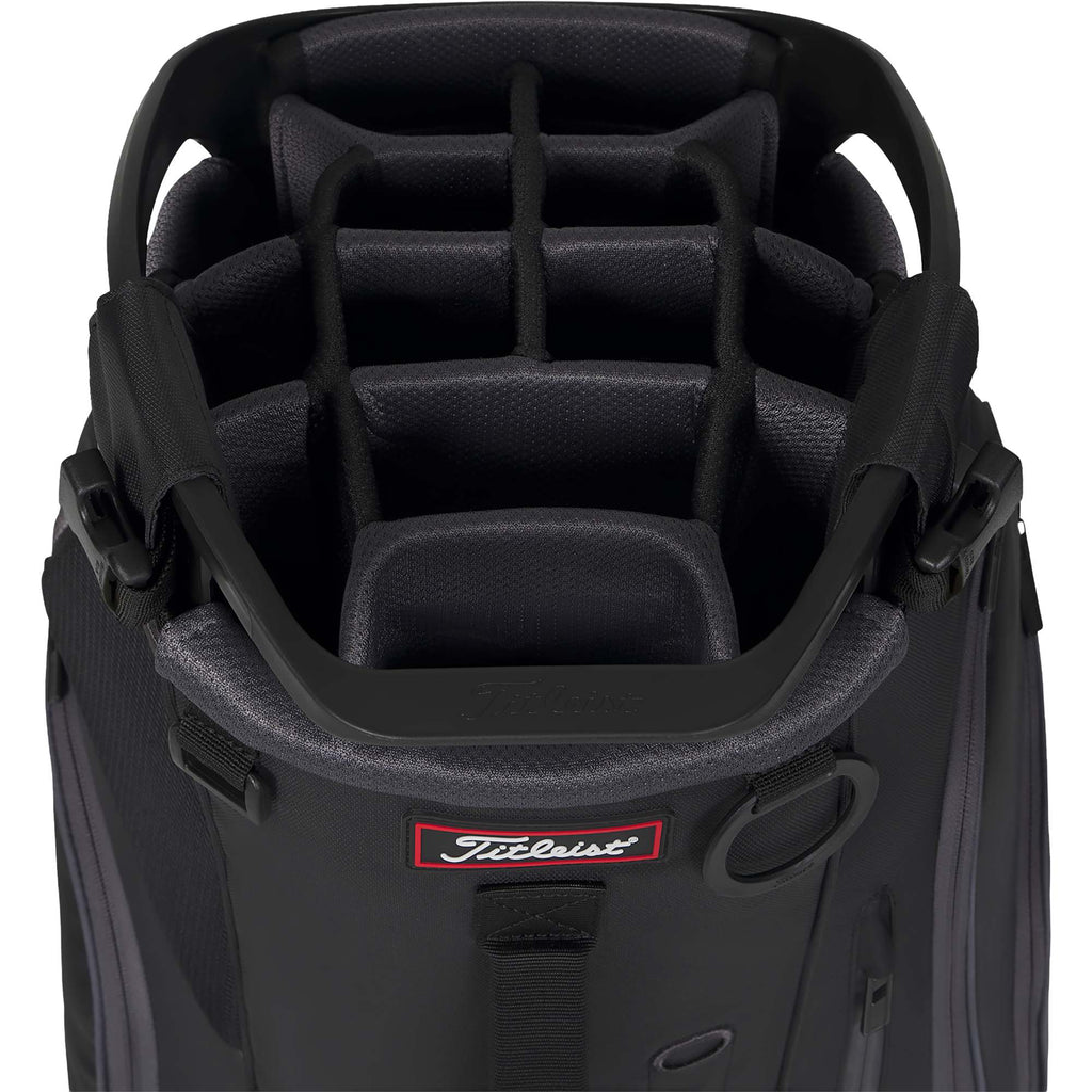 Titleist Hybrid 14 Golf Stand Bag for Cart or Carry Transfer - Black/Graphite - Detail