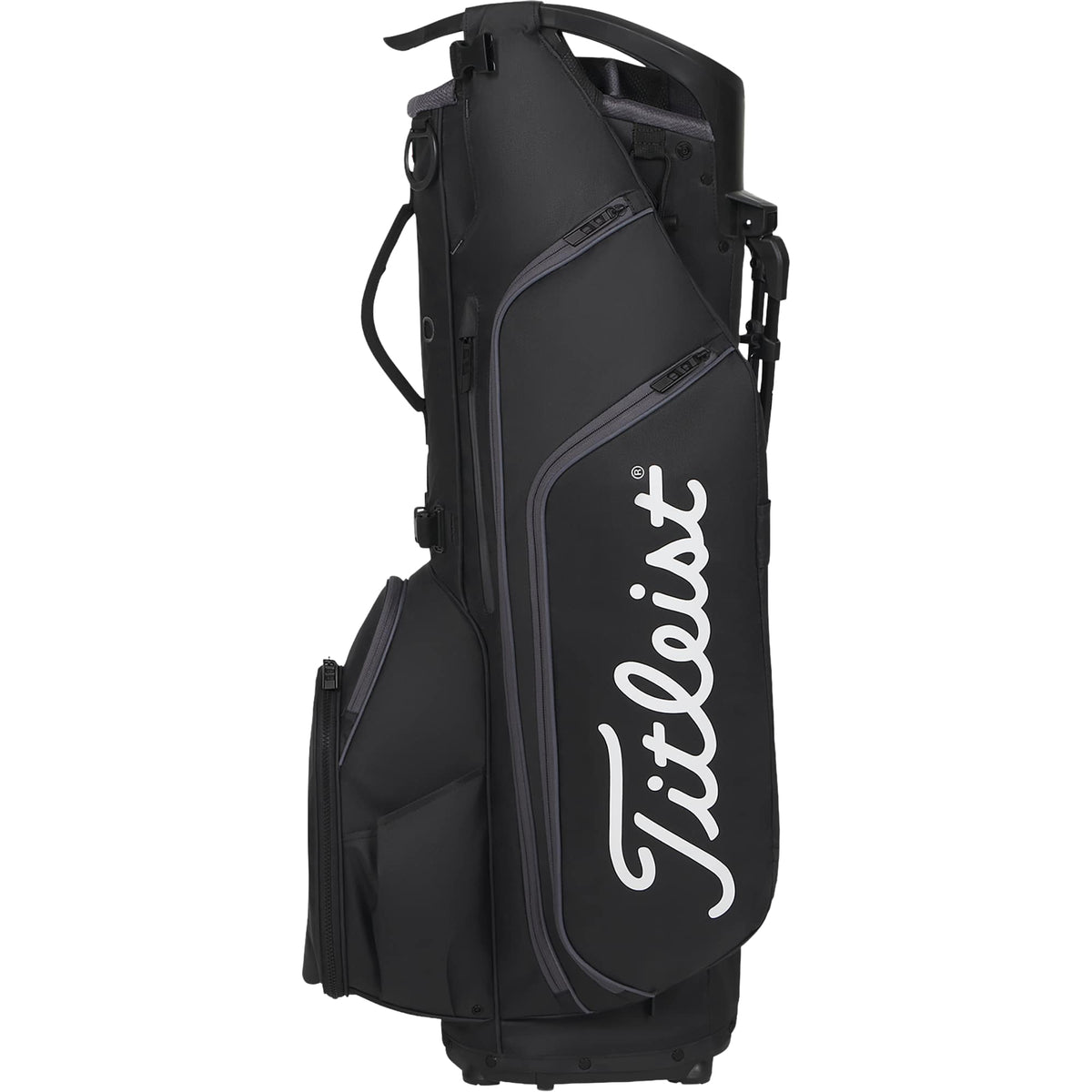 Titleist Hybrid 14 Golf Stand Bag for Cart or Carry Transfer - Black/Graphite - Right Side 2