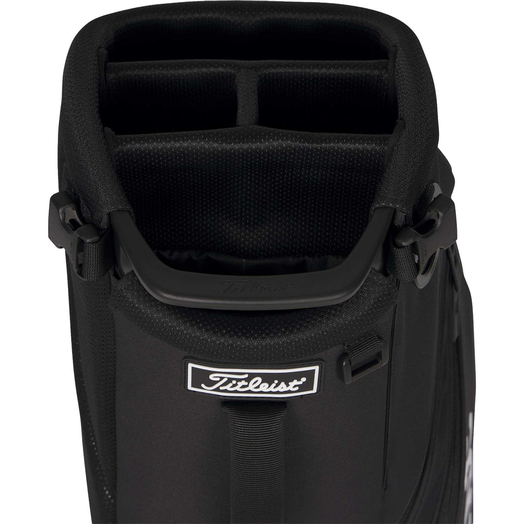 Titleist Players S4 Lightweight Golf Stand Bag Embroidery - Black - Detail