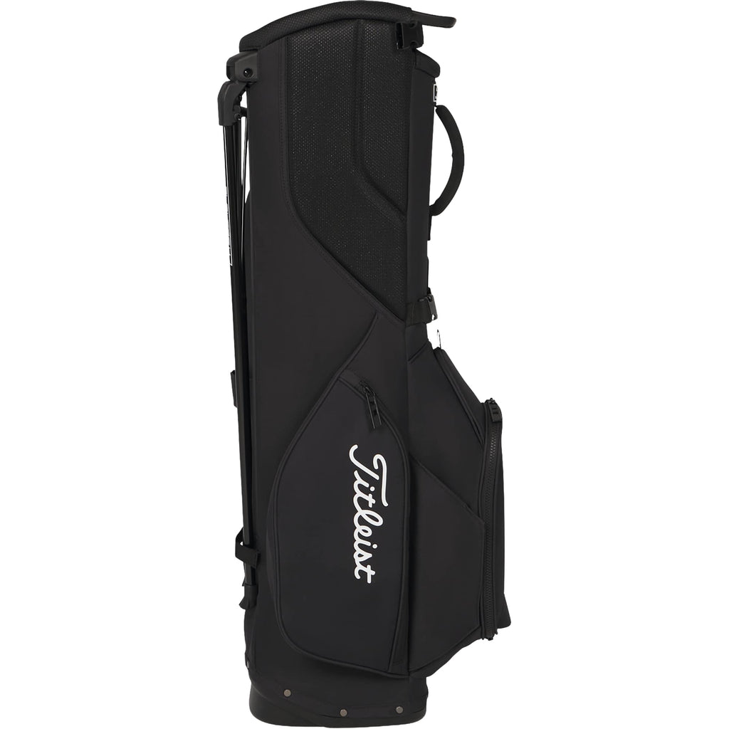 Titleist Players S4 Lightweight Golf Stand Bag Embroidery - Black - Left Side